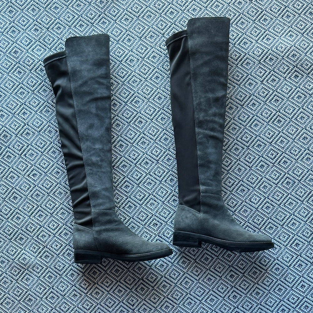 HP! ๐๐ Blondo Over the Knee Boots, Gray - Picture 2 of 6